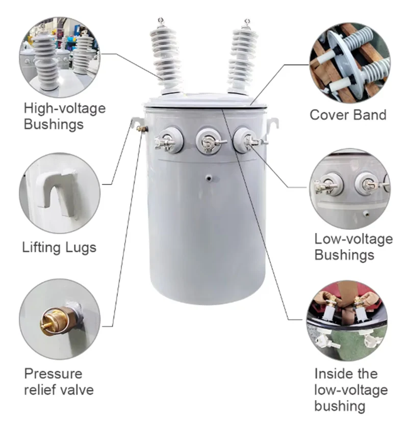 Single Phase Pole Mounted Oil Transformer